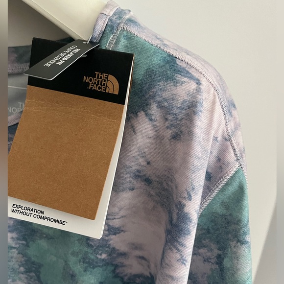 The North Face Flash-Dry Watercolor Print Short-Sleeve Relaxed Fit Active Top 2X - Picture 15 of 15